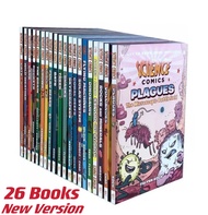 Science Comics 26 Books Series Full-color English funny science book for children[The Newest Version]