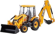 Britains JCB 3CX SiteMaster Plus Backhoe Loader - Diecast Construction Tractor - Britains Farm Toys