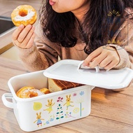 Fat Dragon Enamel Thickened Food Bread Box Snack Biscuit Toast Storage Moisture-Proof Mildew-Proobrand]