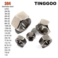 UNC 2 -56 3 -48 4 -40 5 -40 6 -32 8 -32 10 -24 12 -24 to 1-8 304 Stainless Steel US Coarse UK Thread