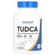 TUDCA Ursodeoxycholic Acid 250 mg 60 Capsules Hepatobliary Liver Cirrhosis Gallstones Support