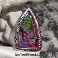 Colorful Leklai Pendant 彩色力泥吊坠 Leklai Amulet 马来西亚力泥 100% Natural Leklai