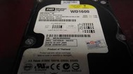 WD ~ IDE介面 ~ 型號：WD1600JB-00GVC0 ~ 160G ~ 故障硬碟