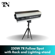 [ร้านไทย พร้อมส่ง] ไฟฟอลโล่ สปอต พร้อมแร็ค และขาตั้ง 230W 7R Follow Spot with Rack and Lighting stan