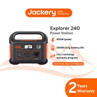 Jackery Explorer 240 Power Station Solar Portable 230v 200w Outdoor Powerbank Generator Camping