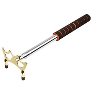 Adhafera Pool Bridge, Retractable Pool Bridge Cue Stick with Brass Bridge Head, Billiard Bridge Stic