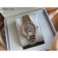 [Original] Cerruti 1881 CTCIWLH2205903 Elegance Women Watch With Green MOP Dial and Gold Bracelet