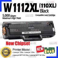2x Compatible to HP W1112A  W1112XL HP110A HP Laserjet 108 108A 108w HP136 MFP 136a MFP 136w Printer