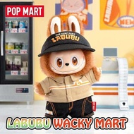 [ Limited Edition / QR CODE 可以掃描 ] POP MART LABUBU WACKY MART SERIES ZIMOMO 泡泡瑪特 拉布布 便利店店員 糖膠吊卡公仔 全新