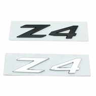 3D ABS Adhesive Chrome Black Car Rear Trunk Badge Decal For BMW Z4 E85 E89 G29 Z4 Logo Emblem Letter