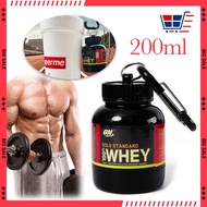 200ml Protein Powder Dispenser Portable Funnel Pill Box Mini Gym Protein Jar