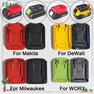 TEALY Battery Connector, Durable ABS DIY Adapter, Universal Portable Charging Head Shell for Makita/DeWalt/WORX/Milwaukee 18V Lithium Battery
