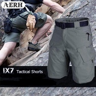 AERH Men's Urban Military Cargo Shorts Cotton Outdoor Camo Short Pants cargo pants seluar track lelaki