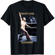 Adult T-Shirt Elton John x Rocketman Stage Piano Photo T-Shirt Fashion Tops Boys Girls Distro Age T-
