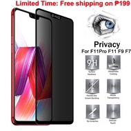 OPPO Reno6 5G Reno5 Pro Reno 5 Reno 4Z Reno 4 A15 A15S A52 A92 A93 A53 A31 2020 Reno 3 A91 F11 Pro F11 F9 F7 Privacy Anti-Spy Screen Protector Full Coverage Tempered Glass
