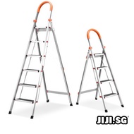 (JIJI SG) Home Aluminium Ladder -  4/5/6 Step Ladder Step / Compact and Light Ladder / Foldable Large Board Ladder
