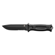 Gerber Strongarm Fixed Blade Knife Black - Serrated - 420HC