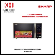 SHARP R-898C(S) 26L CONVECTION  MICROWAVE OVEN - 1 YEAR MANUFACTURER WARRANTY + FREE DELIVERY