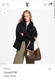 Louis Vuitton CarryAll PM Monogram Canvas