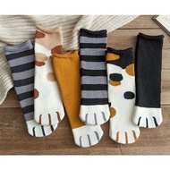 貓咪襪子 貓咪長襪 冬天襪子 厚長襪