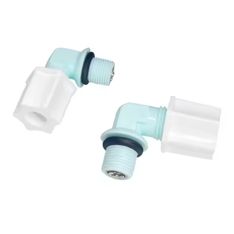 5 Pcs Elbows Check Valve Hose O.D 1/4 Thread 1/8' RO Water Purifier System Jaco Pipe Connectors Fitt
