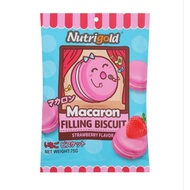 NUTRIGOLD Halal ✅ Macaron Strawberry Fill 75g