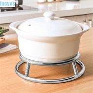 LACYES Wok Rack Stainless Steel Round Insulation Diameter 23/26/29cm For Pot Gas Stove Fry Pan Double Holder