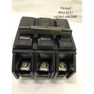 ♞,♘,♙,♟GE Circuit Breaker TQC 3 pole / 3 phase 15 amp to 100 amp