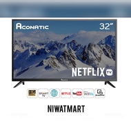 aconatic Smart HD TV รุ่น 32 hs 400 an 32 นิ้วระบบ netflix หลอดภาพประกันศูนย์ 3 ปีสินค้าใหม่