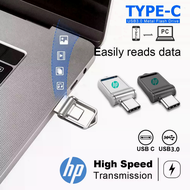 HP USB 3.0 USB Flash Drives 2-IN-1 OTG 2TB 1TB Metal Type-C Pen Drive for Phone Table PC