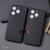 ITEL A50 CASE MACARON BLACK SQ CASE BLACK ITEL A50