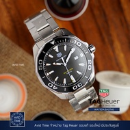 นาฬิกา แทคฮอยเออร์ Tag Heuer Aquaracer 43mm ควอตซ์ สีดำ สายเหล็ก ประกันศูนย์ WAY101A [Avid Time ของแ