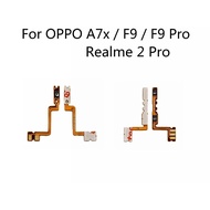 สำหรับ OPPO A7x / F9 / F9 Pro/realme 2 Pro ปริมาณพลังงานปุ่มด้านข้างที่สำคัญ F LEX สายเคเบิ้ลเปิดปิดสวิทช์ F LEX เคเบิ้ลอะไหล่ซ่อม