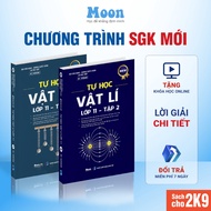 Sách tự học Vật lý lớp 11 tập 1 & tập 2 chương trình SGK mới - Moonbook