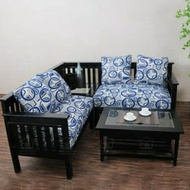 Sofa L Kerang Minimalis Jati Belanda /trinityjayafurniture