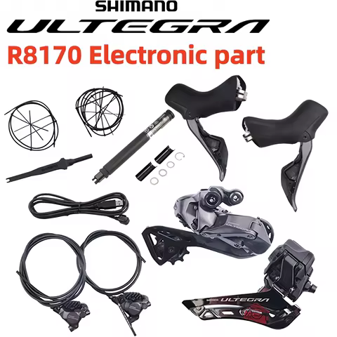Shimano ULTEGRA Di2 R8170 Electronic Part 2x12S R8170 Brake R8150 Front Rear Derailleur Without Cran