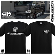 24 Auto Tees: Cobra 415 Design TYPE 2 100% Cotton Imported Tshirts.  Toyota Hiace Super GL  Nissan Urvan NV200 NV350