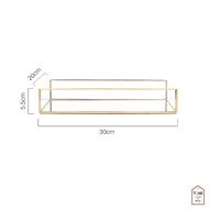 ถาดกระจก สี่เหลี่ยม ขอบทอง (MH_101) Modern glass box ทรงสี่เหลี่ยมผืนผ้า ขอบสีทอง ทรงโมเดิล
