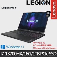 【Lenovo】聯想 Legion Pro 5 82WK007BTW 16吋/i7-13700HX/16G/1TB SSD/RTX 4070/Win11/ 電競筆電