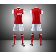 2022/23 #7 SAKA #9 LACAZETTE #10 SMITH ROWE #14 AUBAMEYANG Arsenal Home Soccer Jersey Uniform Kit/Customizable