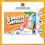 ORIGINAL - Math Genius Board Game, for Kids Ages 8+