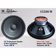 [✅Promo] Speaker Black Spider 15 Inch Black Spider 15200 M Komponen