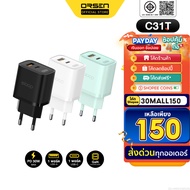 [150 Baht [Value Code] Eloop C31T 30W PD QC 3.0 Type C USB Fast Charge GaN Charger Adapter Charging
