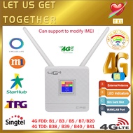 4G LTE Wifi Router Cpe Mobile Hotspot 3G 4G Wireless Broadband WAN/LAN Port Gateway（Support TPG）