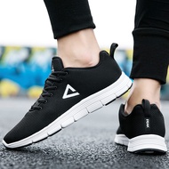 Peak Running Shoes Men's Shoes Spring and Summer New Men Black Mesh Surface Shoes Casual Men's Mesh 