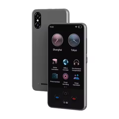 S85 pro Language Translator Device 4 inch 138 Languages Voice Video Recording Translating Offline Tr
