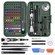 Brifit ชุดไขควงความแม่นยำ 132 In 1ชุดเครื่องมือซ่อมโทรศัพท์มือถือ ไขควงแม่เหล็ก การจำแนกประเภทหัวแบท