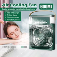 3 In 1 Portable Fan Air Conditioner Humidifier Fan Cooling Fan USB Fan Air Cooler Mini Aircond Water Mist Fan 迷你空调 空调扇