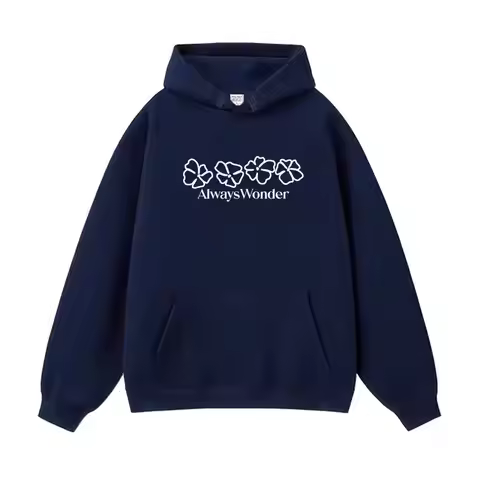 The Secret of Us LingOrm Ling Ling Kwong Same Velvet Round Neck Sweatshirt Hoodie with Letter Print 