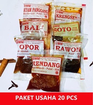 PAKET USAHA 20 PCS - BUMBU INSTAN MACHMUDAH MAHMUDAH - BUMBU MASAK LANGSUNG JADI SIAP PAKAI RAWON SO